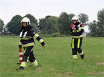 Oefening Brandweer Kollum en het ORT Oppervlakte Reddingsteam van Burgum
